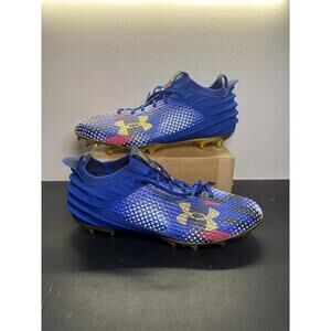 Under Armour Blur 2 MC USA Blue Gold Football Cleats Men’s Size 14 3027307 400